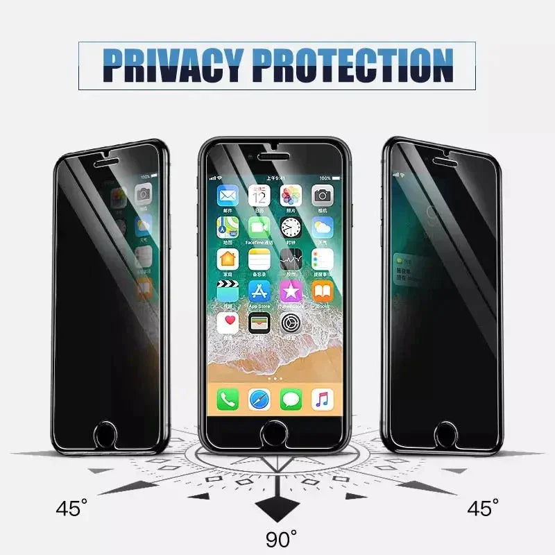 iphone privacy protection glass screen protector