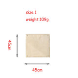 a piece of paper with measurements for the size of the paper