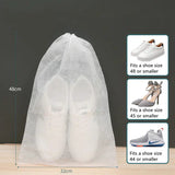 clear shoe bag