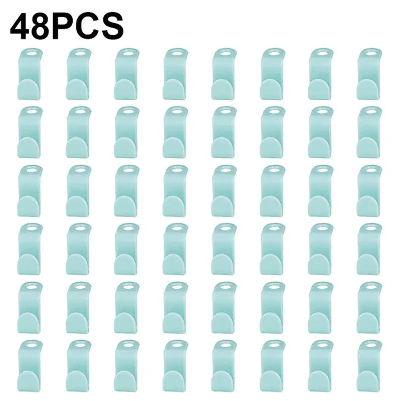 a set of 48 pcs of plastic bottle caps for bottles