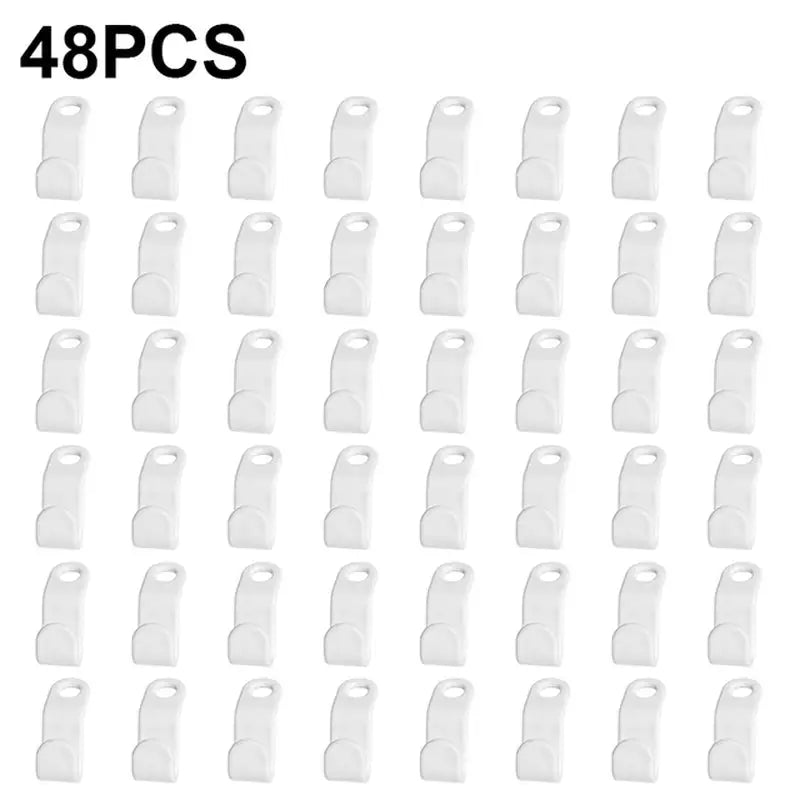 48 pcs white plastic bottle cap caps for beer bottles