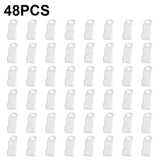 48 pcs white plastic bottle cap caps for beer bottles