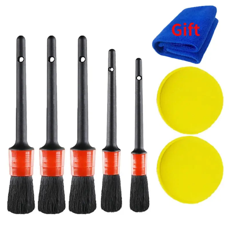 4pcs car cleaning brush set