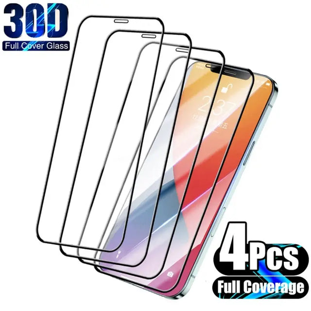 4 pack tempered screen protector for iphone x