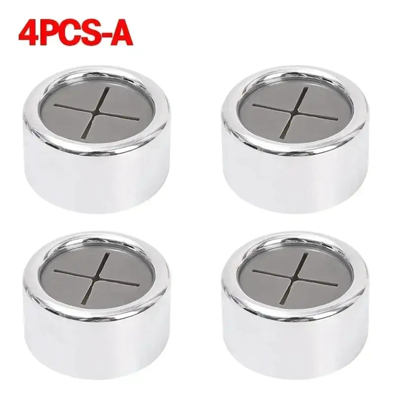 4pcs / set 4mm silver metal button button button button button for car door