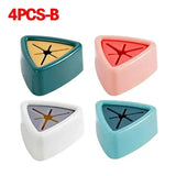 4pcs / set triangle shape plastic pencil sharper