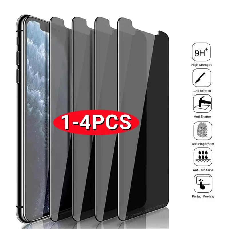 4x tempered tempered screen protector for iphone x