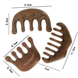 a pair of chocolate hand molds