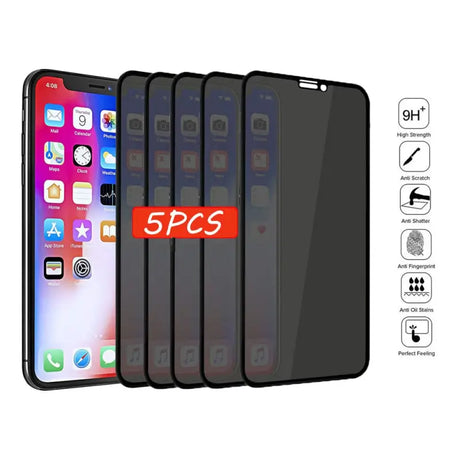 5 pack tempered screen protector for iphone x