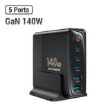 the 5 ports usb hub with a charging station
