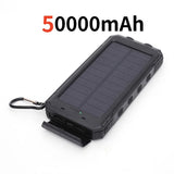 50000mahh portable solar power bank