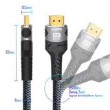 a close up of a usb cable with the cable connected to it