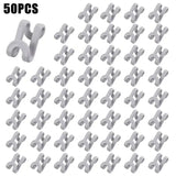 50 pcs white plastic plastic letter letters alphabet letters for diy