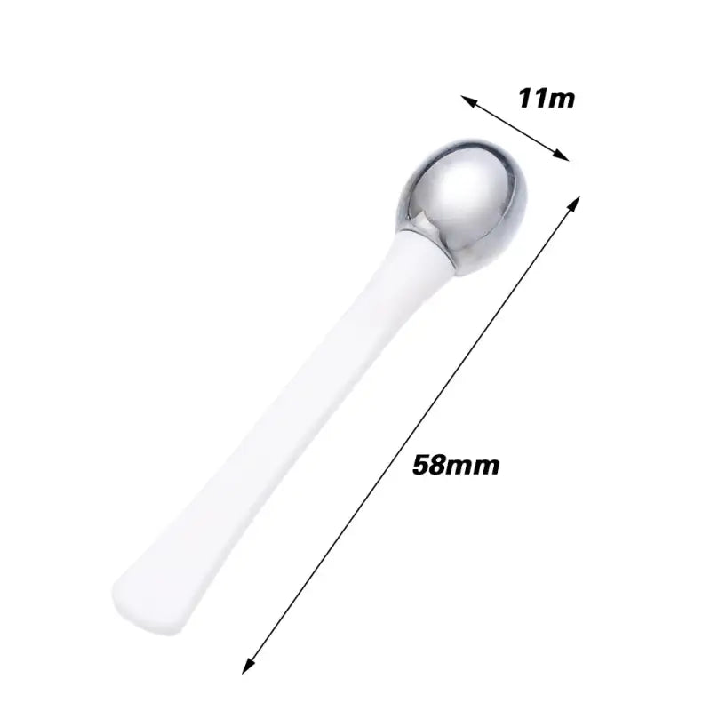 a spoon with a measuring scale on it