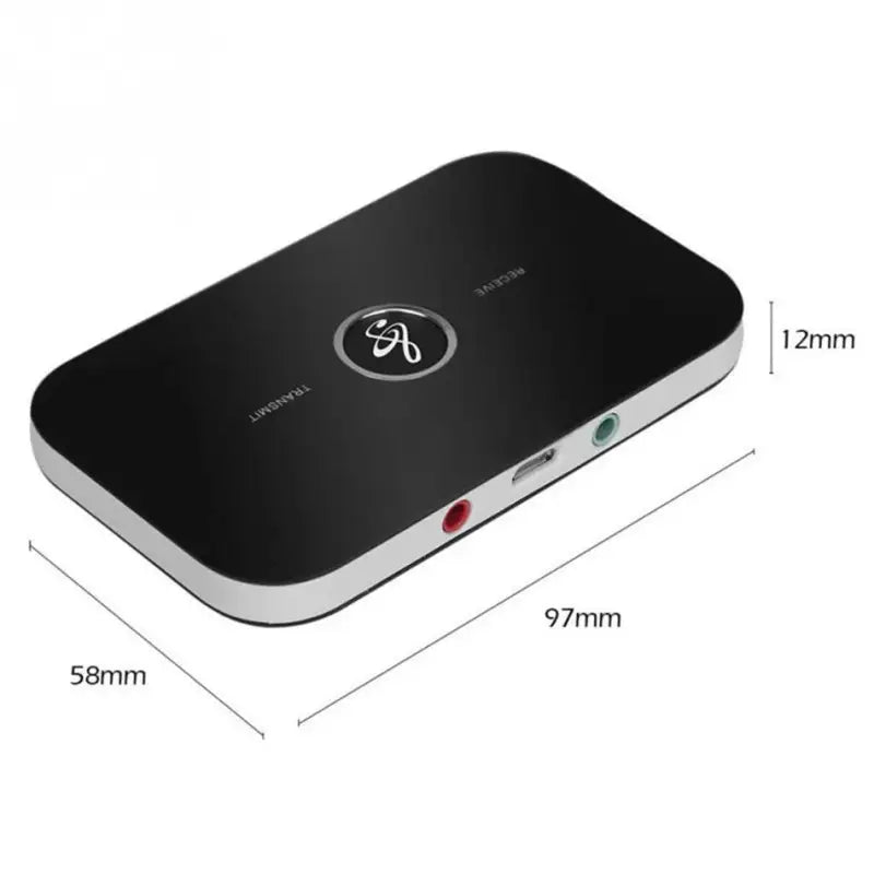the apple tv box with the dimensions of the device
