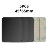 5pcs 45x5mm black plastic coaster coasters