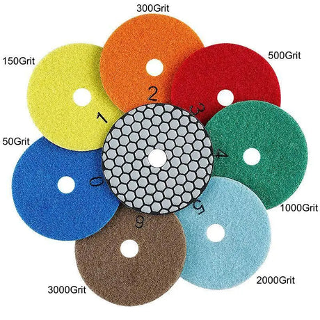 5 inch multi color sanding pad for concrete concrete concrete floor polishing