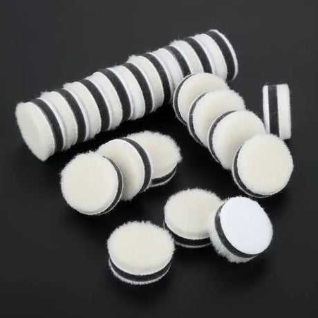 a set of white and black striped brushes