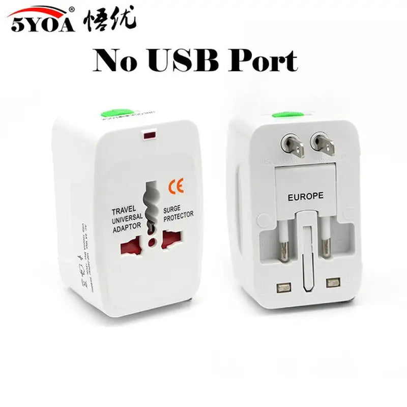 no port universal travel adapt plug