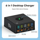 the 6 in 1 desktop charger