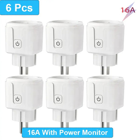 6 pack of white wall charger adapts for the apple ipad