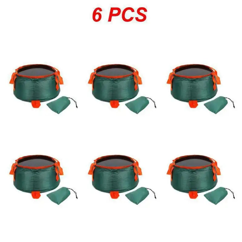 6 pcs of green nylon welding welding mask with orange elastic band