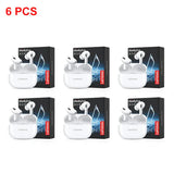 6 pack of earphones with charging case for apple airpods