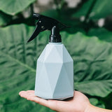 a hand holding a spray bottle with a spray on it