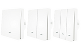 Smart Wall Light Switch - Single Double Triple WiFi Control via SmartLife Google Alexa Apps