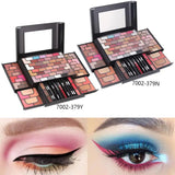 a set of makeup eyeshads with a brick pattern