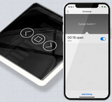 Smart 2.5D Touch Curtain & Blind Contol Switch - WiFi Shutter Control via SmartLife Google Alexa Apps