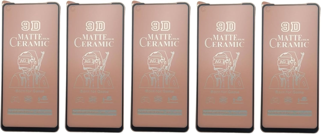 [5 Pack] [3 Pack + 2 BONUS] MATTE Durable Flexible Ceramic Screen Protectors for Oppo A53 4G - Premium Shockproof Phone Cover