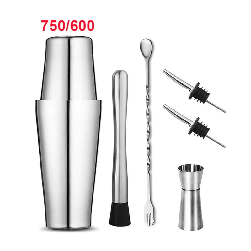 stainless cocktail shaker set