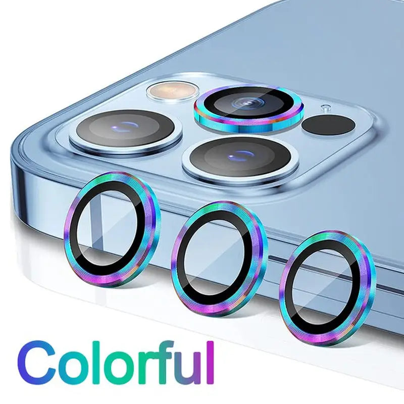 the colori camera lens is shown on the back of an iphone