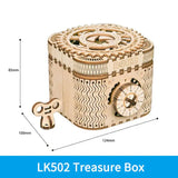 the wooden puzzle box with gears and gears