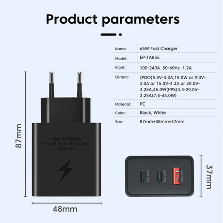 the product features a usb port and usb cable