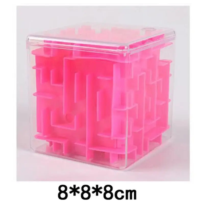 a pink plastic box with a small plastic box inside