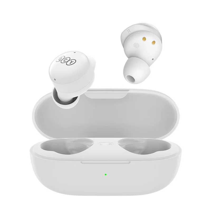 QCY T17 Wireless Bluetooth 5.3 Earphones - 26H ENC TWS Noise Cancelling HiFi Stereo Dynamic Earpods Earbuds Headphones