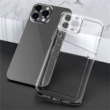the back of a clear iphone case