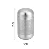 the dimensions of the stainless steel trash can