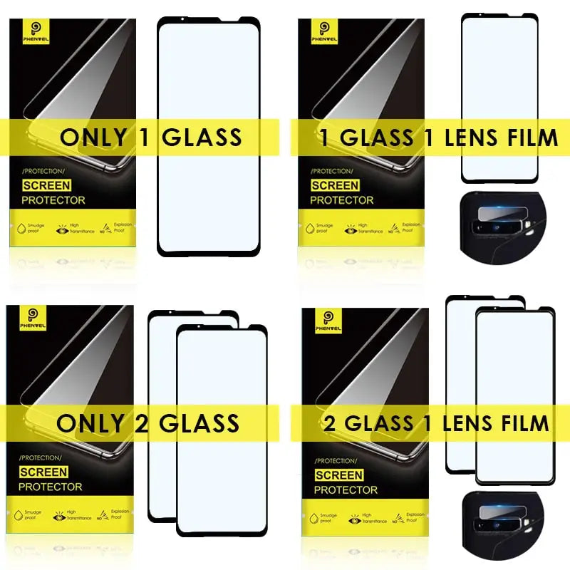 9 pack tempered screen protector for onepls