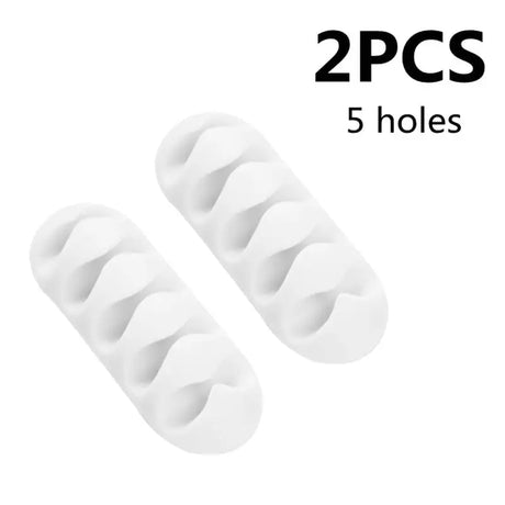 2pcs white plastic ear plugs for ear piercing