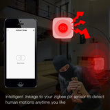 Tuya ZigBee Smart Personal SOS Button Sensor Alarm - WiFi Emergency Help Monitoring via SmartLife Google Alexa Apps