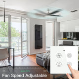 Tuya Smart Ceiling Fan Light Control Switch & Remote - WiFi RF Fan Speed Control via SmartLife Google Alexa Apps