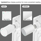 Tuya Zigbee Smart Radiator TRV Thermostat Actuator Valve Controller - WiFi Temperature Control via SmartLife Google Alexa Apps