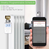 Tuya ZigBee Radiator Actuator Valve with LCD Display - WiFi Thermostat Temperature Control via SmartLife Google Alexa Apps