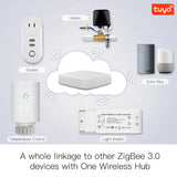 Tuya ZigBee Smart Temperature Control Valve - WIFi Radiator Actuator Thermostat Control via SmartLife Google Alexa Apps