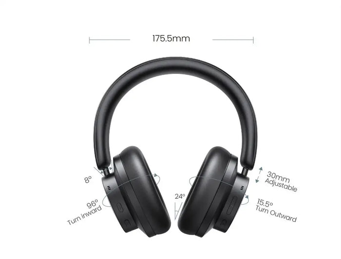 UGREEN HiTune Max3 Wireless Over Ear Bluetooth Headphones - ANC TWS