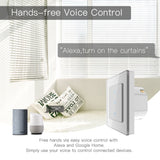 Tuya Smart Curtain Control Switch for Motorized Curtains and Roller Blinds - WiFi Control via SmartLife Google Alexa Apps