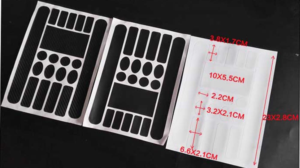 Fahrradrahmen-Aufkleber, Schutz für MTB, Rennrad, Vorderradgabel, Sicherheit